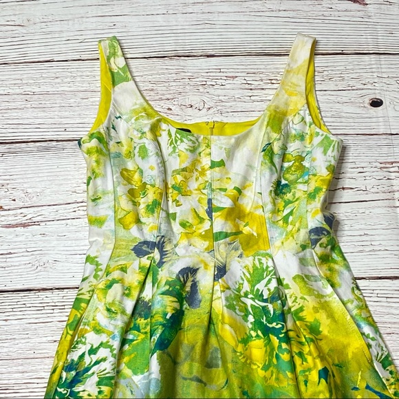Nine West Floral Print A-Line Dress Sz 6 - Picture 13 of 16